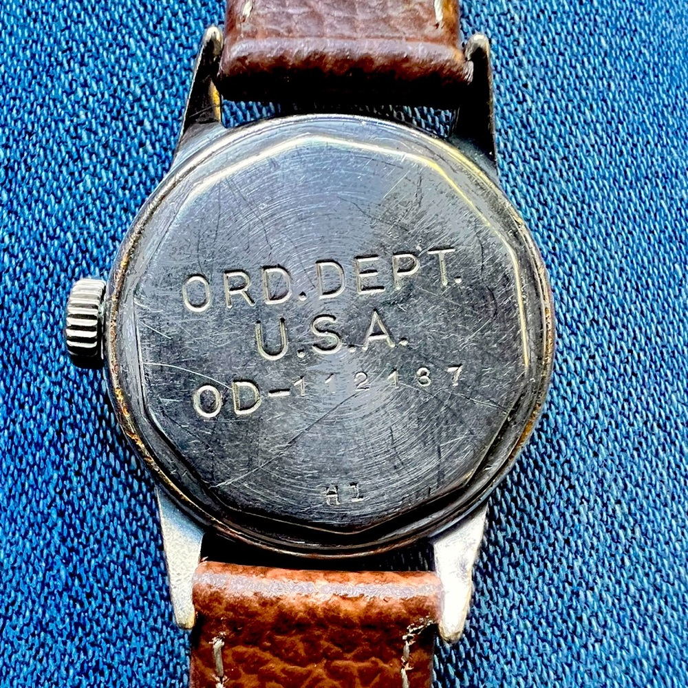 Hamilton Vintage Military Wristwatch Ord Dept Cal.987A WW2 era (1940’s)